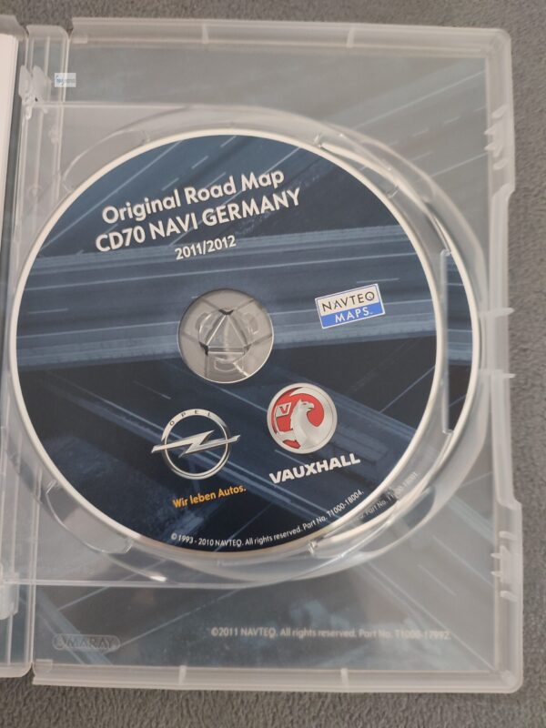OPEL CD70 Navigations-CD Deutschland + Hauptstraßen Westeuropa 2011/2012 – Bild 3