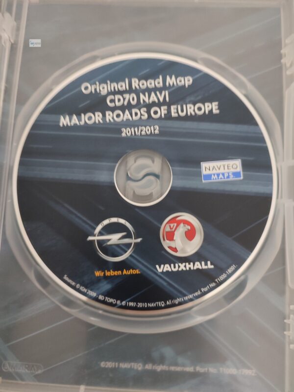 OPEL CD70 Navigations-CD Deutschland + Hauptstraßen Westeuropa 2011/2012 – Bild 4