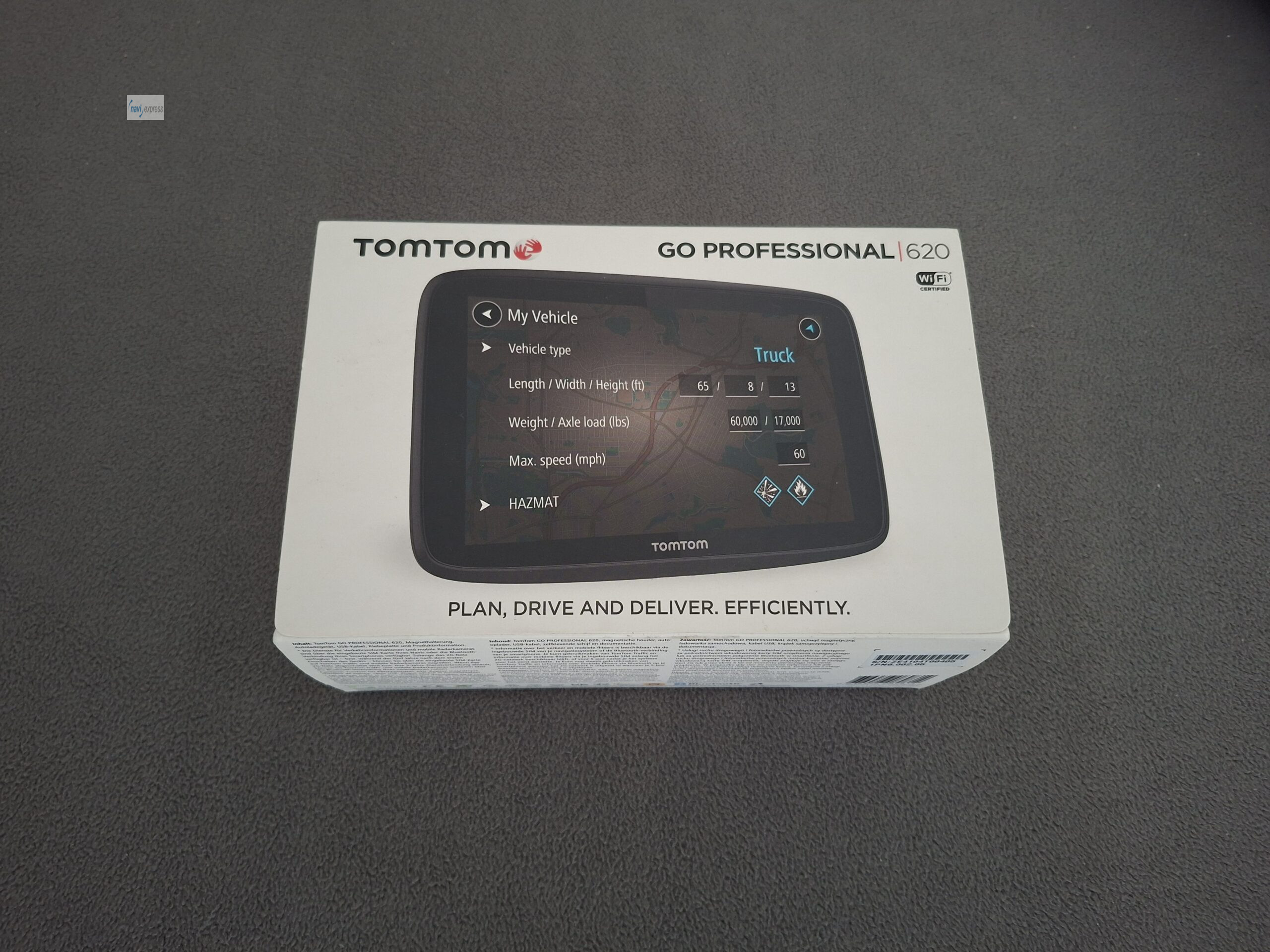 TomTom GO Professional 620 6 Zoll LKW Truck Bus Navi Europa Karten Radarkameras TomTom Traffic WLAN WiFi