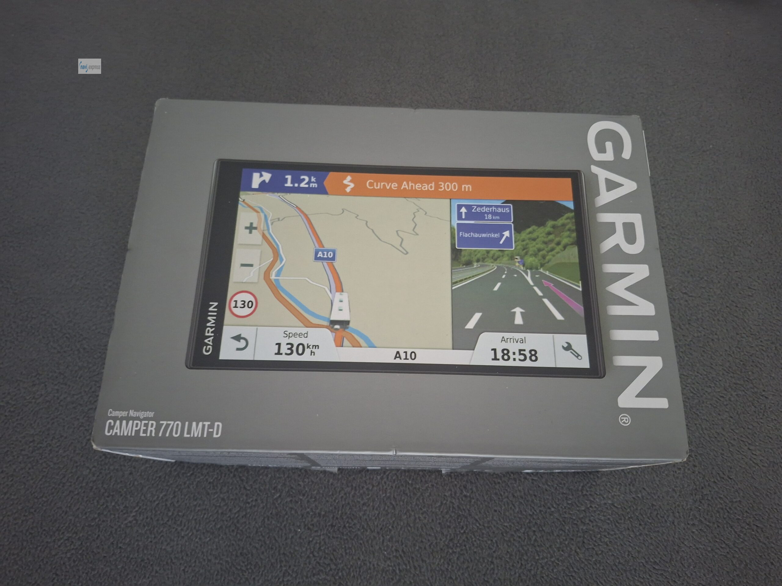Garmin CAMPER 770 LMT-D 7 Zoll Wohnmobil Wohnwagen Navi Europa Maps & Traffic & WLAN