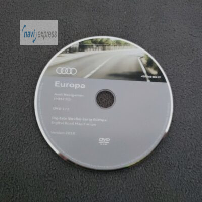 AUDI MMI 2G Navigation DVD Deutschland Westeuropa 2018 Final Update