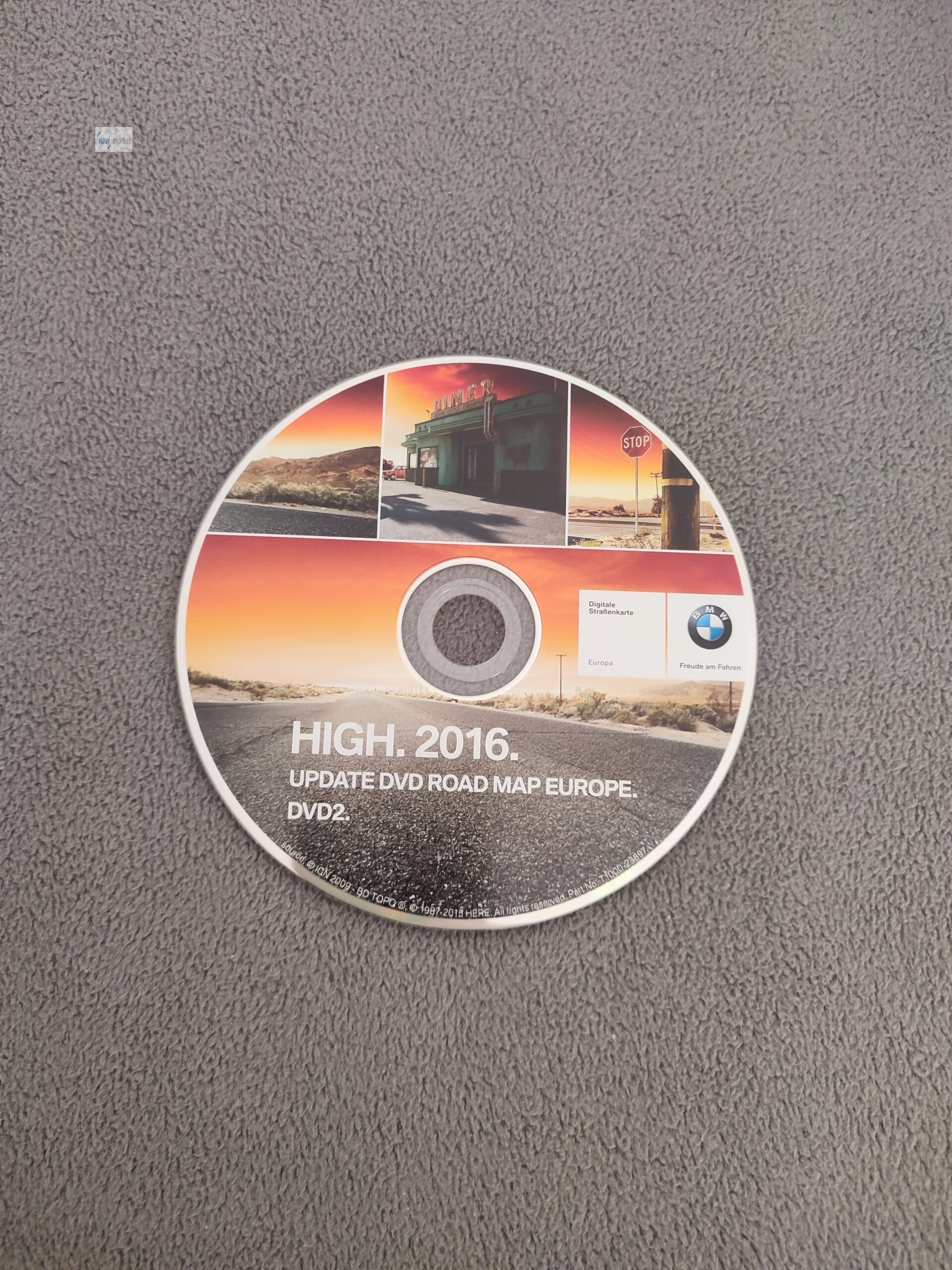 BMW MINI Navigation DVD HIGH MK4 Deutschland + Osteuropa 2016 (DVD2)