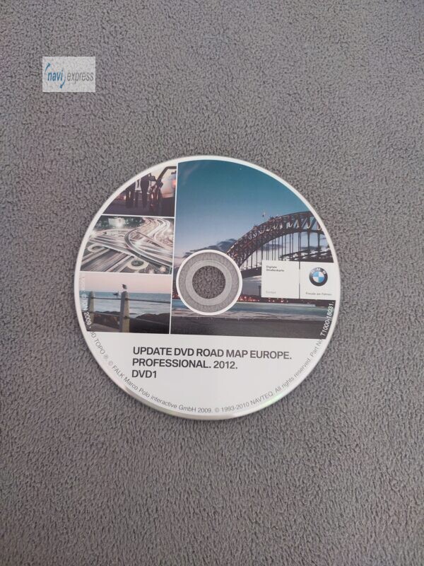 BMW PROFESSIONAL CCC Navigation DVD Frankreich Spanien BeNeLux United Kingdom 2012 (DVD1)