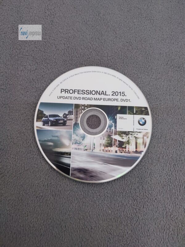 BMW PROFESSIONAL CCC Navigation DVD Frankreich Spanien BeNeLux United Kingdom 2015 (DVD1)