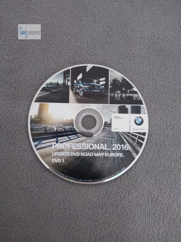 BMW PROFESSIONAL CCC Navigation DVD Frankreich Spanien BeNeLux United Kingdom 2016 (DVD1)
