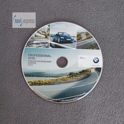 BMW PROFESSIONAL CCC Navigation DVD Frankreich Spanien BeNeLux United Kingdom 2018 (DVD1)