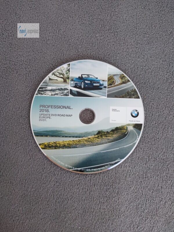 BMW PROFESSIONAL CCC Navigation DVD Frankreich Spanien BeNeLux United Kingdom 2018 (DVD1)