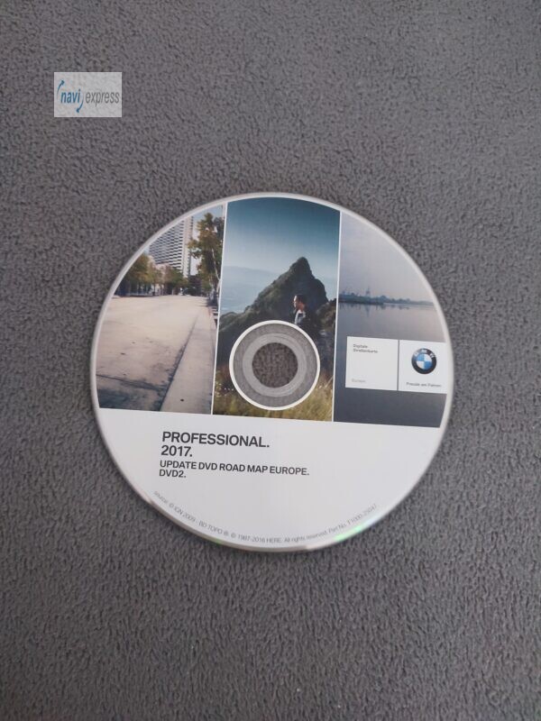 BMW PROFESSIONAL CCC Navigation DVD Deutschland Italien Österreich Schweiz 2017 (DVD2)