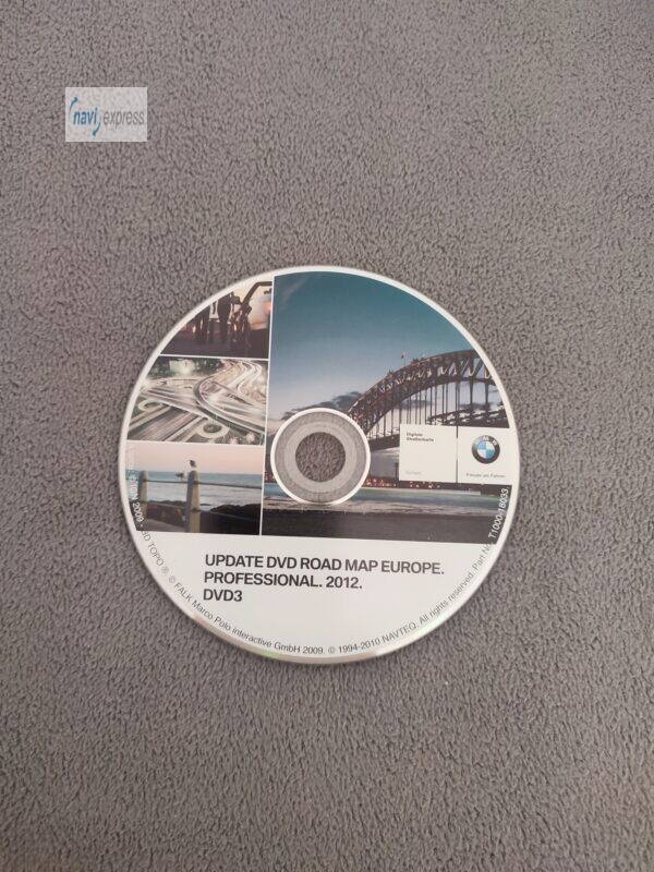 BMW PROFESSIONAL CCC Navigation DVD Osteuropa + Skandinavien 2012 (DVD3)