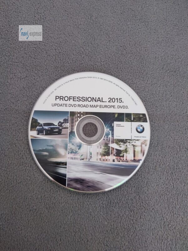 BMW PROFESSIONAL CCC Navigation DVD Osteuropa + Skandinavien 2015 (DVD3)