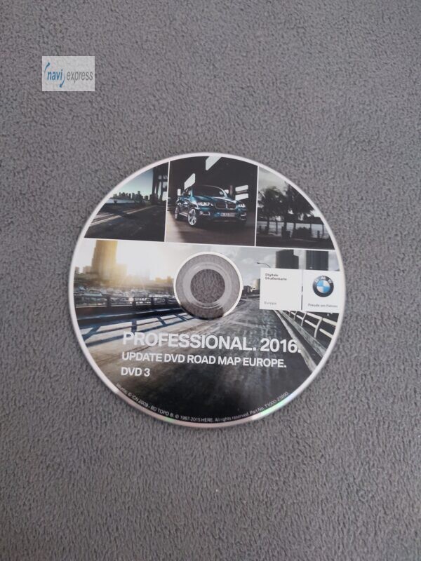 BMW PROFESSIONAL CCC Navigation DVD Osteuropa + Skandinavien 2016 (DVD3)