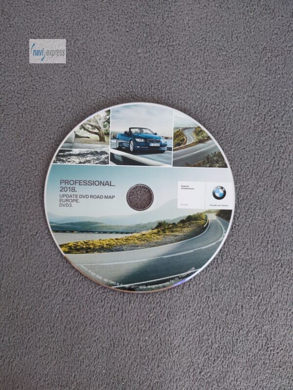BMW PROFESSIONAL CCC Navigation DVD Osteuropa + Skandinavien 2018 (DVD3)