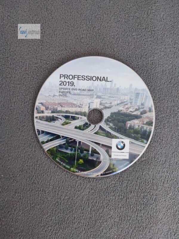 BMW PROFESSIONAL CCC Navigation DVD Osteuropa + Skandinavien 2019 (DVD3)