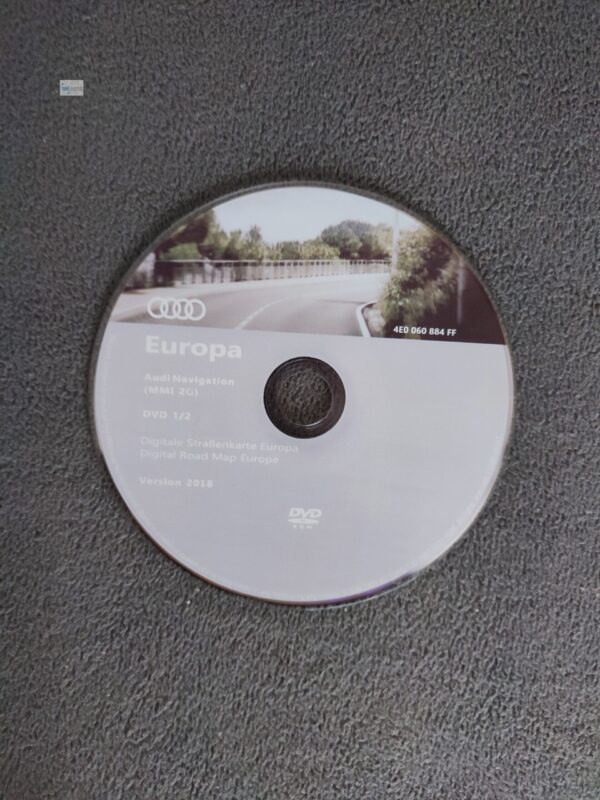 AUDI MMI 2G Navigation DVD Deutschland Westeuropa 2018 Final Update