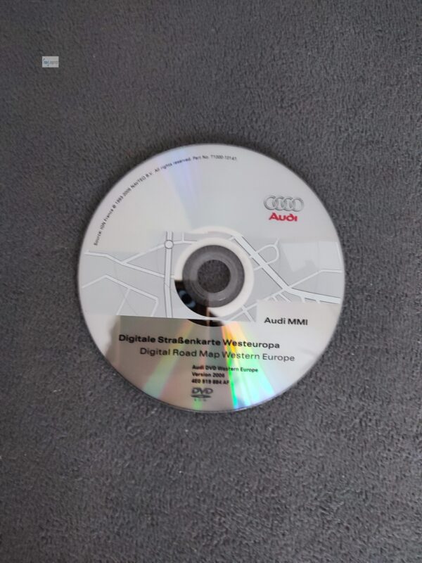 AUDI MMI 2G Navigation DVD Westeuropa Deutschland 2006 4E0919884AF