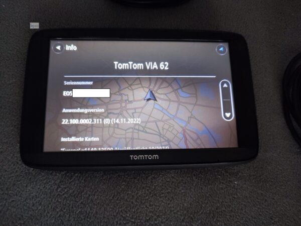TomTom VIA 62 6 Zoll PKW Navigationsgerät Europa-Karten & TomTom Traffic – Bild 2