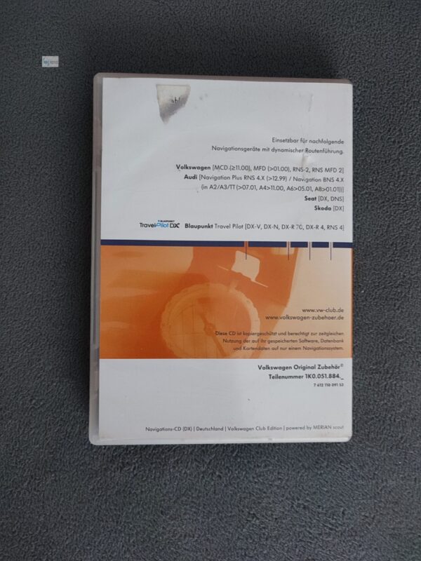 Navigations-CD DX Deutschland V2 von 2004 für Volkswagen MCD MFD RNS2 RNS MFD2 Audi BNS 4.X RNS 4.X – Bild 2