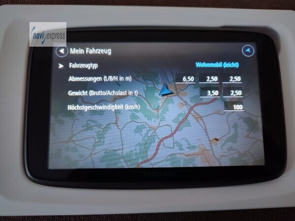 TomTom GO CAMPER 6 Zoll Wohnmobil Camping Navi Welt-Karten & TomTom Live Traffic via SIM Karte & WLAN - Image 6