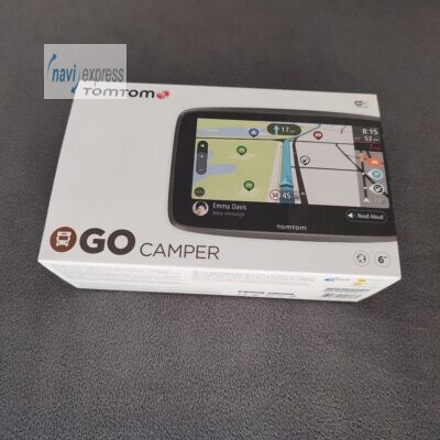 TomTom GO CAMPER 6 Zoll Wohnmobil Camping Navi Welt-Karten & TomTom Live Traffic via SIM Karte & WLAN