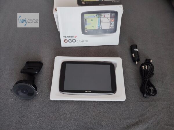 TomTom GO CAMPER 6 Zoll Wohnmobil Camping Navi Welt-Karten & TomTom Live Traffic via SIM Karte & WLAN - Image 4