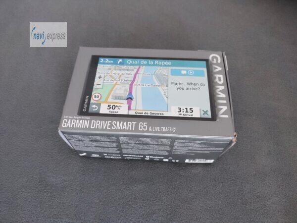 Garmin DriveSmart 65 MT-S 7 Zoll PKW Navi Europa Lifetime Maps & Live Traffic via Smartphone & WLAN