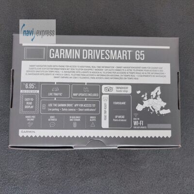 Garmin DriveSmart 65 MT-S 7 Zoll PKW Navi Europa Lifetime Maps & Live Traffic via Smartphone & WLAN