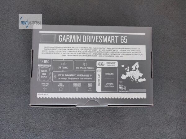 Garmin DriveSmart 65 MT-S 7 Zoll PKW Navi Europa Lifetime Maps & Live Traffic via Smartphone & WLAN – Bild 2