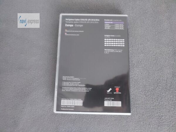 Mercedes-Benz Navigation DVD COMAND APS NTG4-204 Europa 2015/2016 für GLK C-Klasse violett – Bild 4