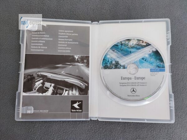 Mercedes-Benz Navigation DVD COMAND APS NTG2 Europa 2006 Version 6.1 – Bild 4