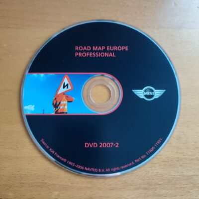 MINI PROFESSIONAL CCC Navigation DVD Road Map Europa 2007