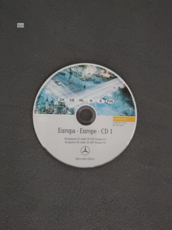Mercedes-Benz Navigations-CD AUDIO 30 APS Skandinavien Großbritannien Irland 2006 Version 9.0