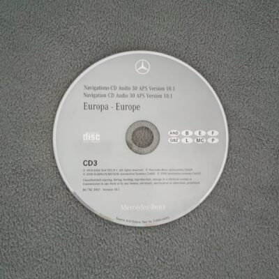 Mercedes-Benz Navigations-CD AUDIO 30 APS Frankreich Spanien Portugal Belgien 2008/2009 Version 10.1