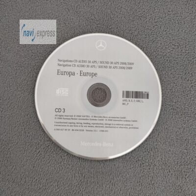 Mercedes-Benz Navi CD AUDIO 30 APS Frankreich Spanien Portugal 2008/2009 Version 10.1