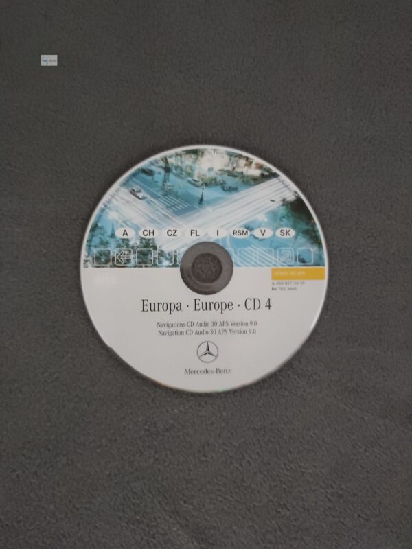 Mercedes-Benz Navigations-CD AUDIO 30 APS Italien Österreich Schweiz Tschechien Slowakei 2006 Version 9.0