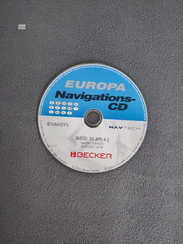 Mercedes-Benz Navigations-CD AUDIO 30 APS Deutschland Westeuropa 2001 Version 4.2