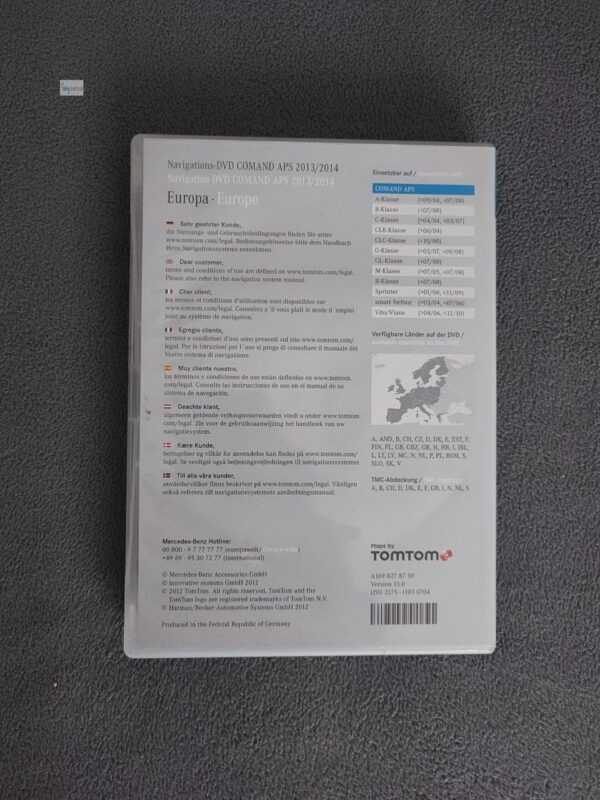 Mercedes-Benz Navigation DVD COMAND APS NTG2 Europa 2013/2014 Version 15.0 A1698278759 – Bild 2