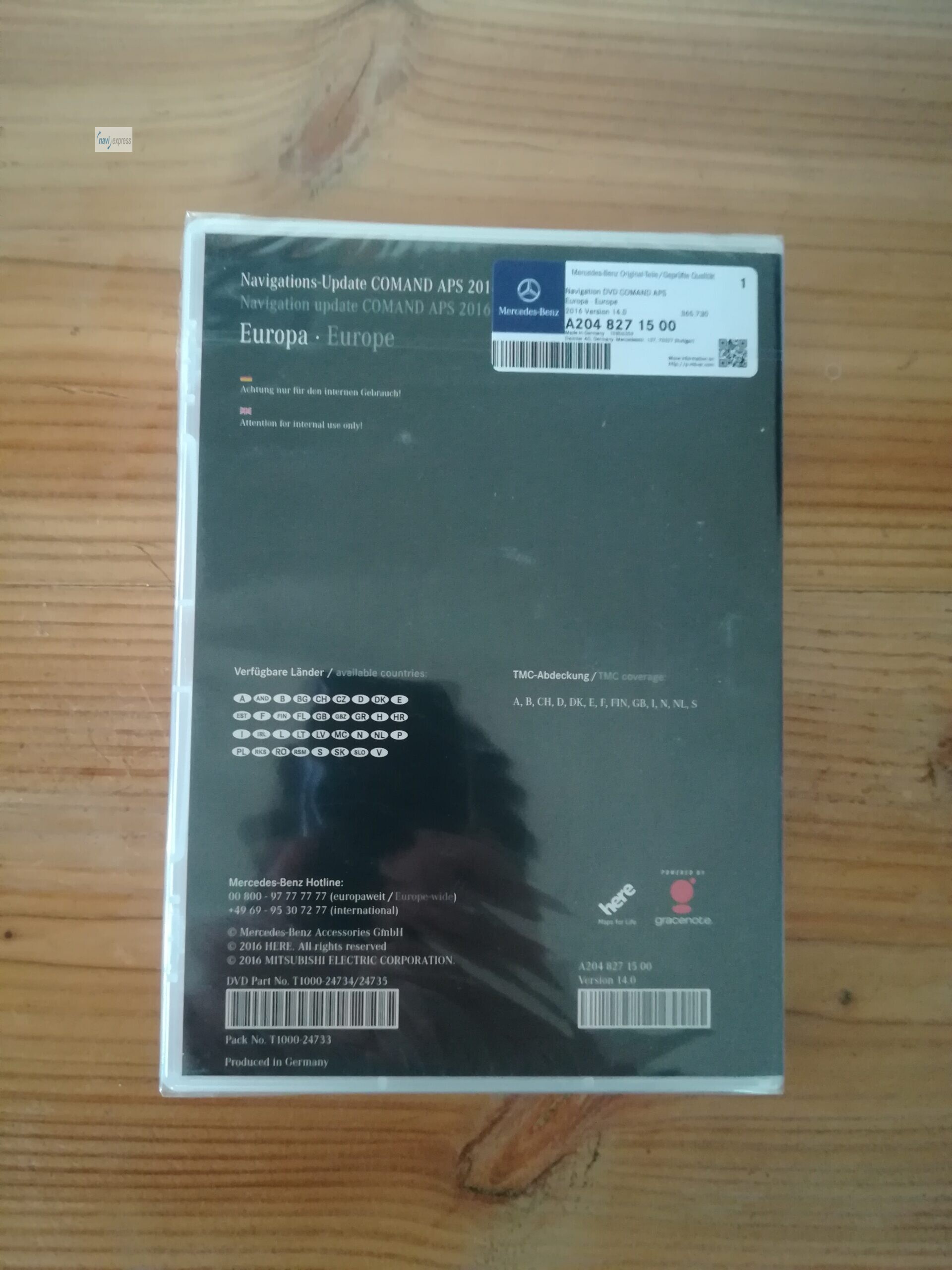 GPS Kartenupdate Europa 2022 - Für Mercedes COMAND NTG4.5/4.7