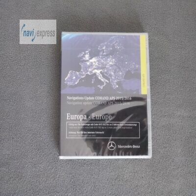 Mercedes-Benz Navigation DVD COMAND APS NTG2.5 EUROPA 2015/2016 Zitrus (NEU)