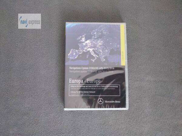 Mercedes-Benz Navigation DVD COMAND APS NTG2.5 EUROPA 2015/2016 Zitrus (NEU)