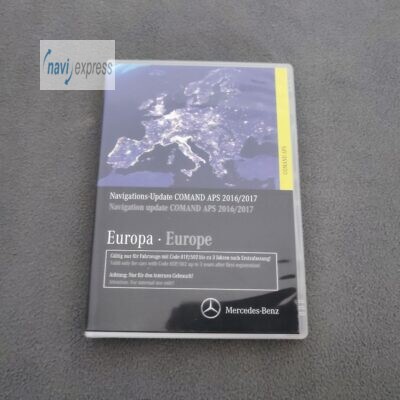 Mercedes-Benz Navigation DVD COMAND APS NTG2.5 EUROPA 2016/2017 Zitrus