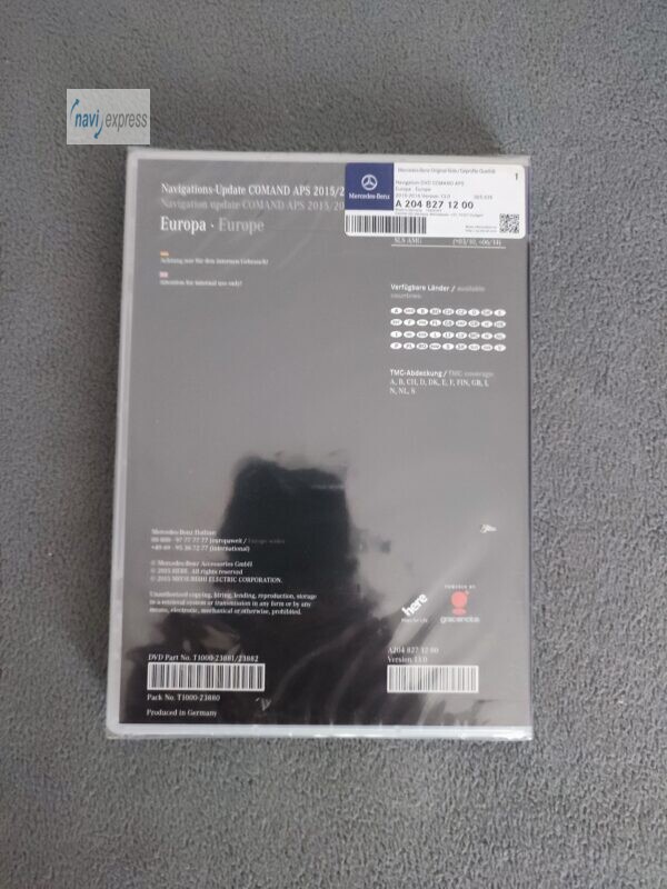 Mercedes-Benz Navigation DVD COMAND APS NTG4-204 Europa 2015/2016 für GLK C-Klasse violett - Image 4