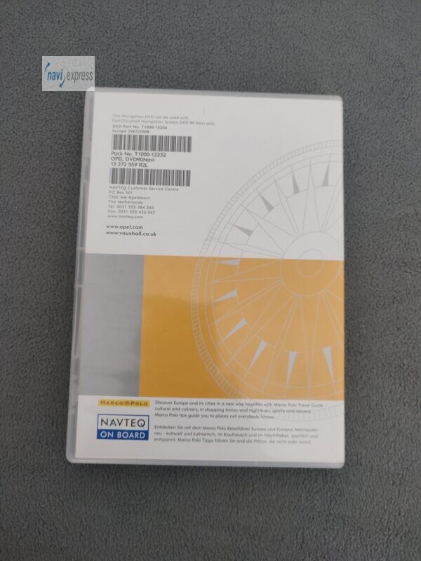 Navigation DVD OPEL DVD90 Navi Europa 2007/2008 - Image 2