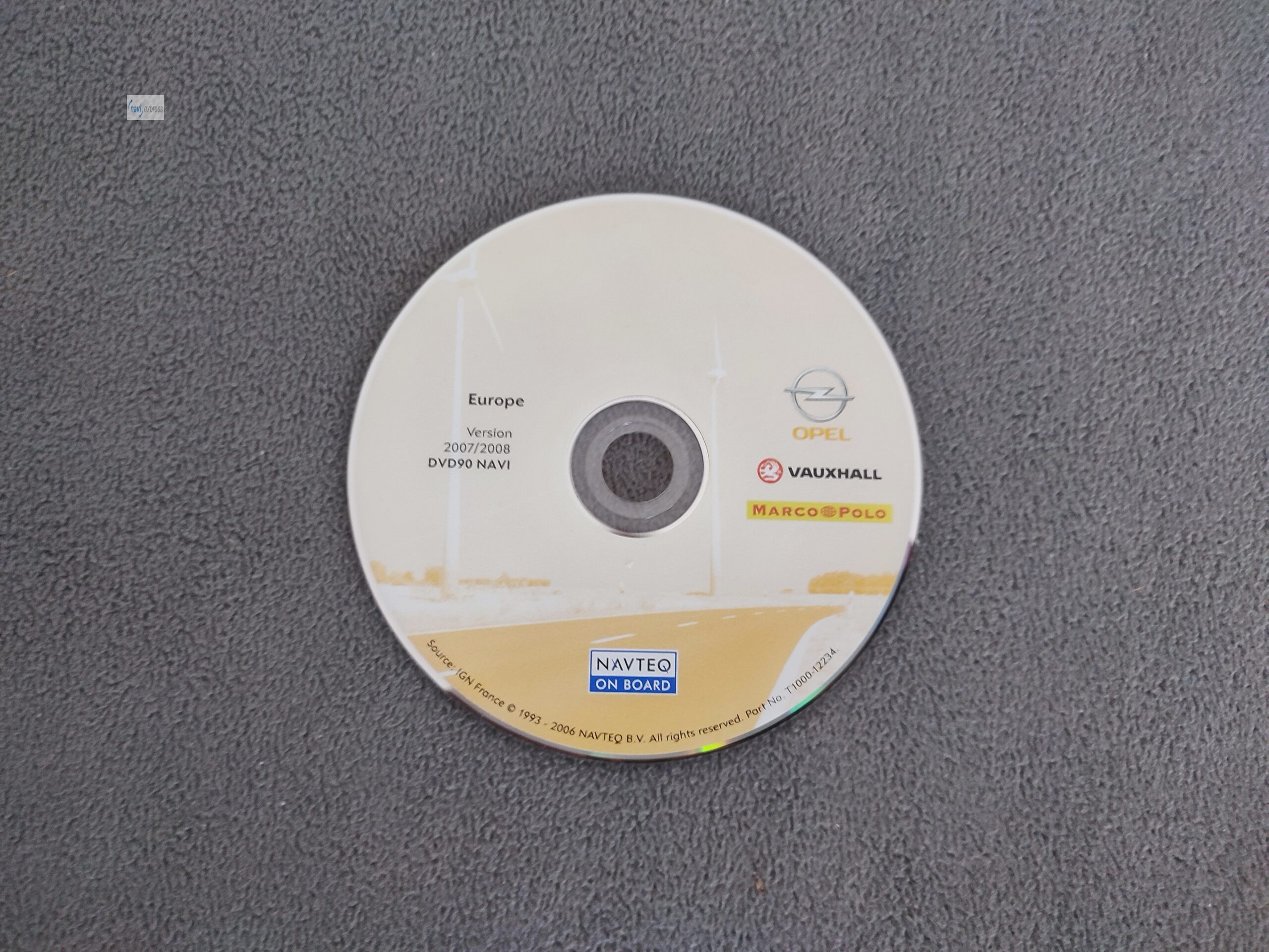Navigation DVD OPEL DVD90 Navi Europa 2007/2008