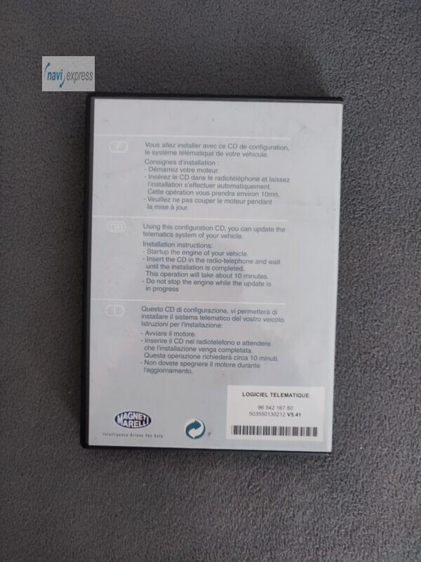 RT3 Software und Sprachen CD 380 SW V5.41 Citroen Peugeot RT3 - Image 2
