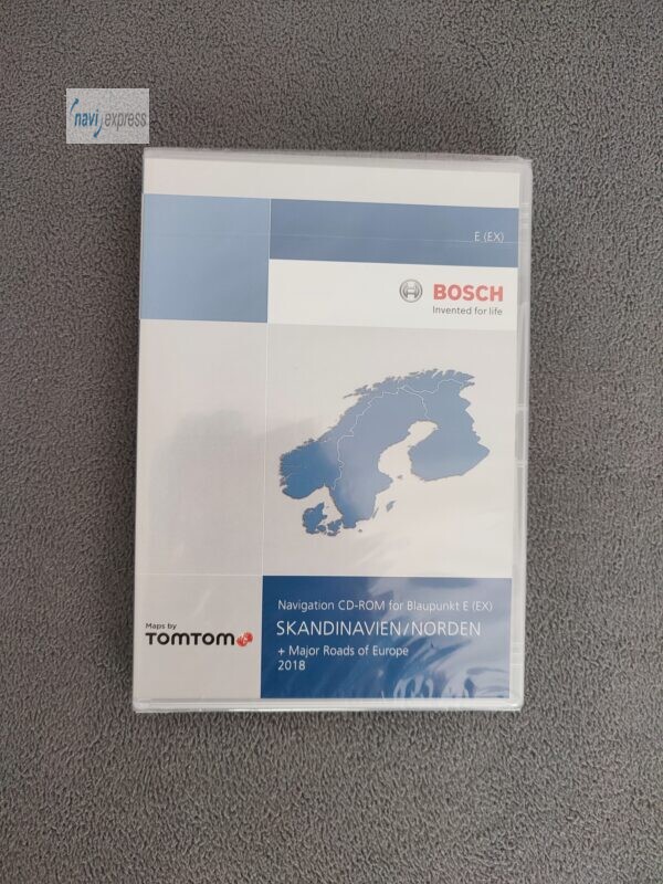 Navigation CD Blaupunkt TravelPilot E (EX) Skandinavien + Major Roads of Europe 2018