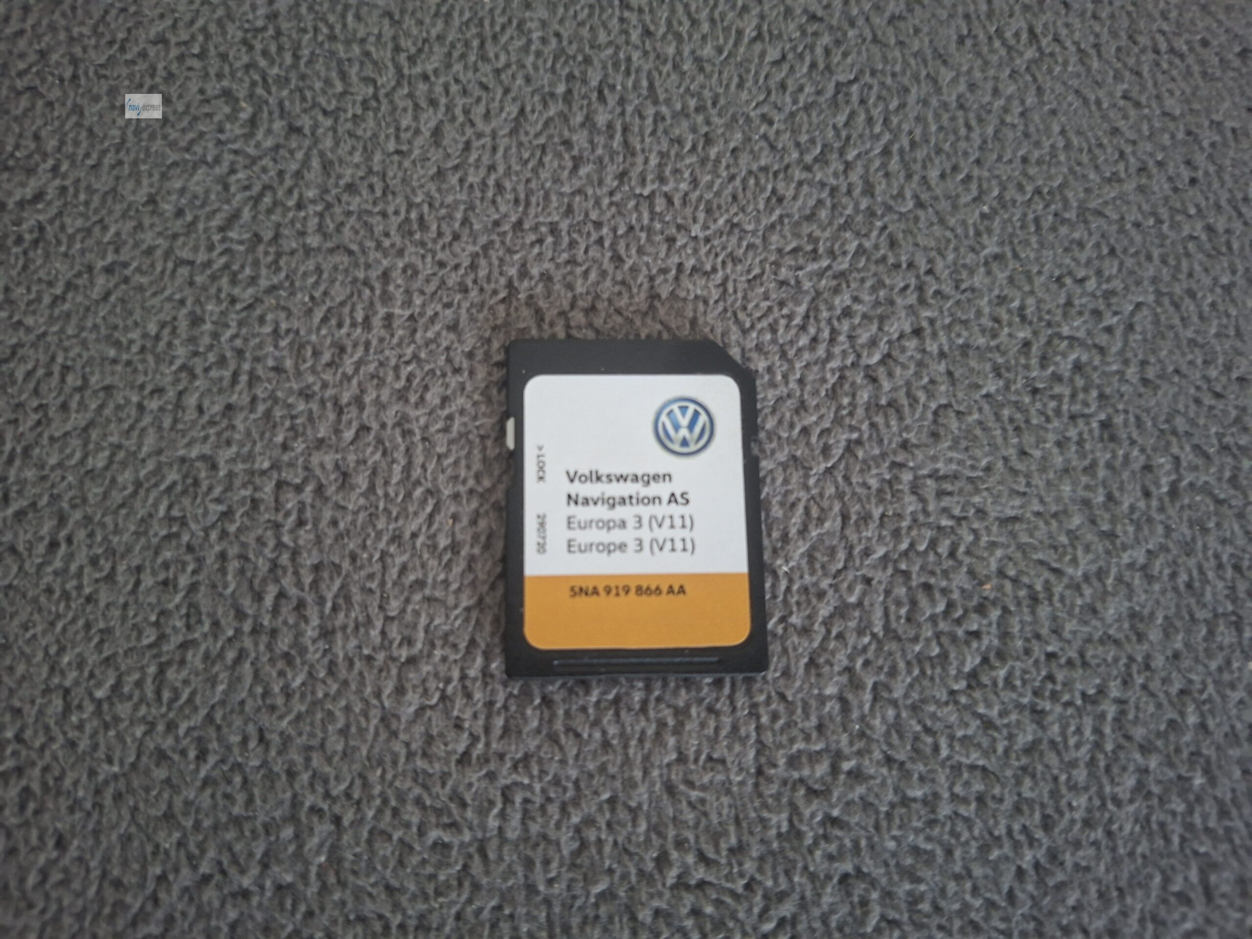 Original Volkswagen Navigation AS SD Karte 16 GB Europa 3 (V11) von 2020 für Discover Media 2