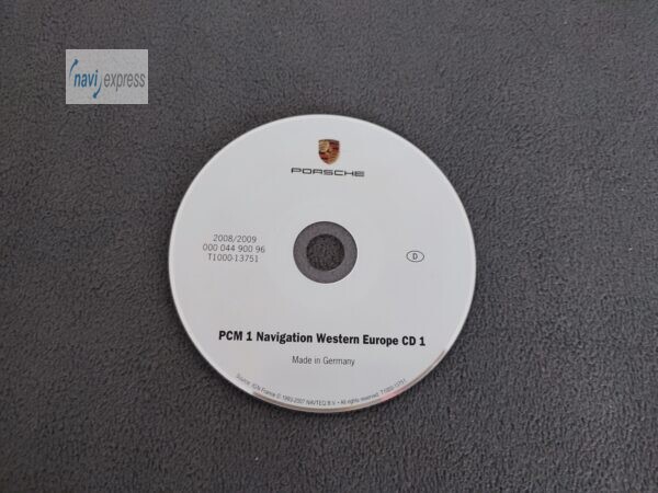 Porsche PCM 1 (16 Bit) Navigation CD Deutschland 2008/2009 00004490096
