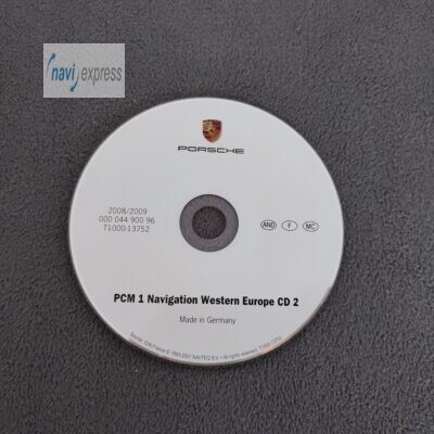 Porsche PCM 1 (16 Bit) Navigation CD Frankreich France 2008/2009 00004490096