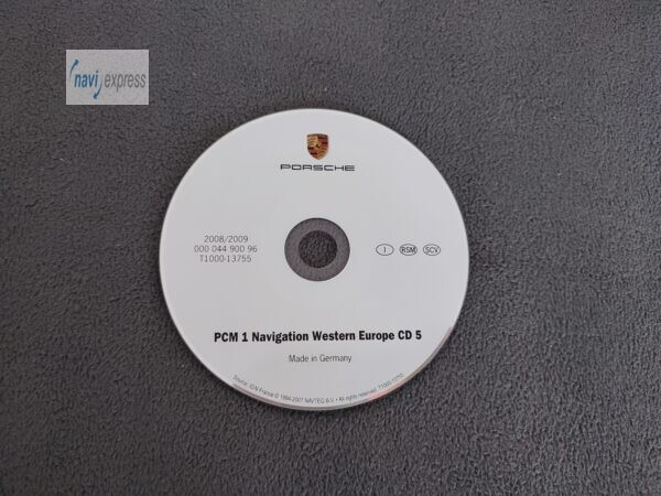 Porsche PCM 1 (16 Bit) Navigation CD Italien Italia 2008/2009 00004490096