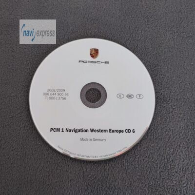 Porsche PCM 1 (16 Bit) Navigation CD Spanien Portugal Gibraltar 2008/2009 00004490096